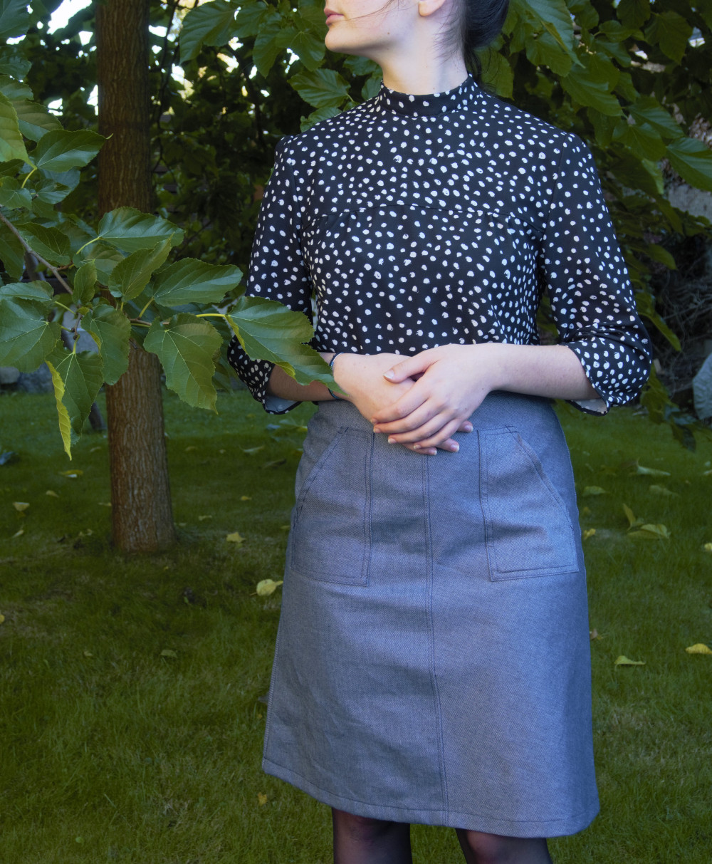 jupe seventy south denim bio